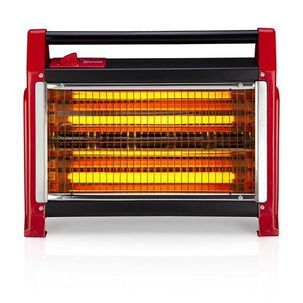 Calefactor Eléctrico Cuarzo Kc-160as Kendal Rojo