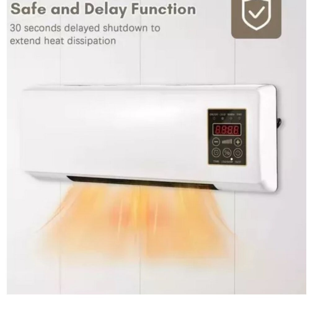 Calefactor De Pared Aire Frio Y Caliente Con Control Remoto image number 5.0