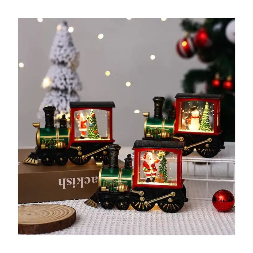 Adornos Navide&ntilde;os Tren M&aacute;gico De Navidad Santa Viejo Pascua image number 1.0