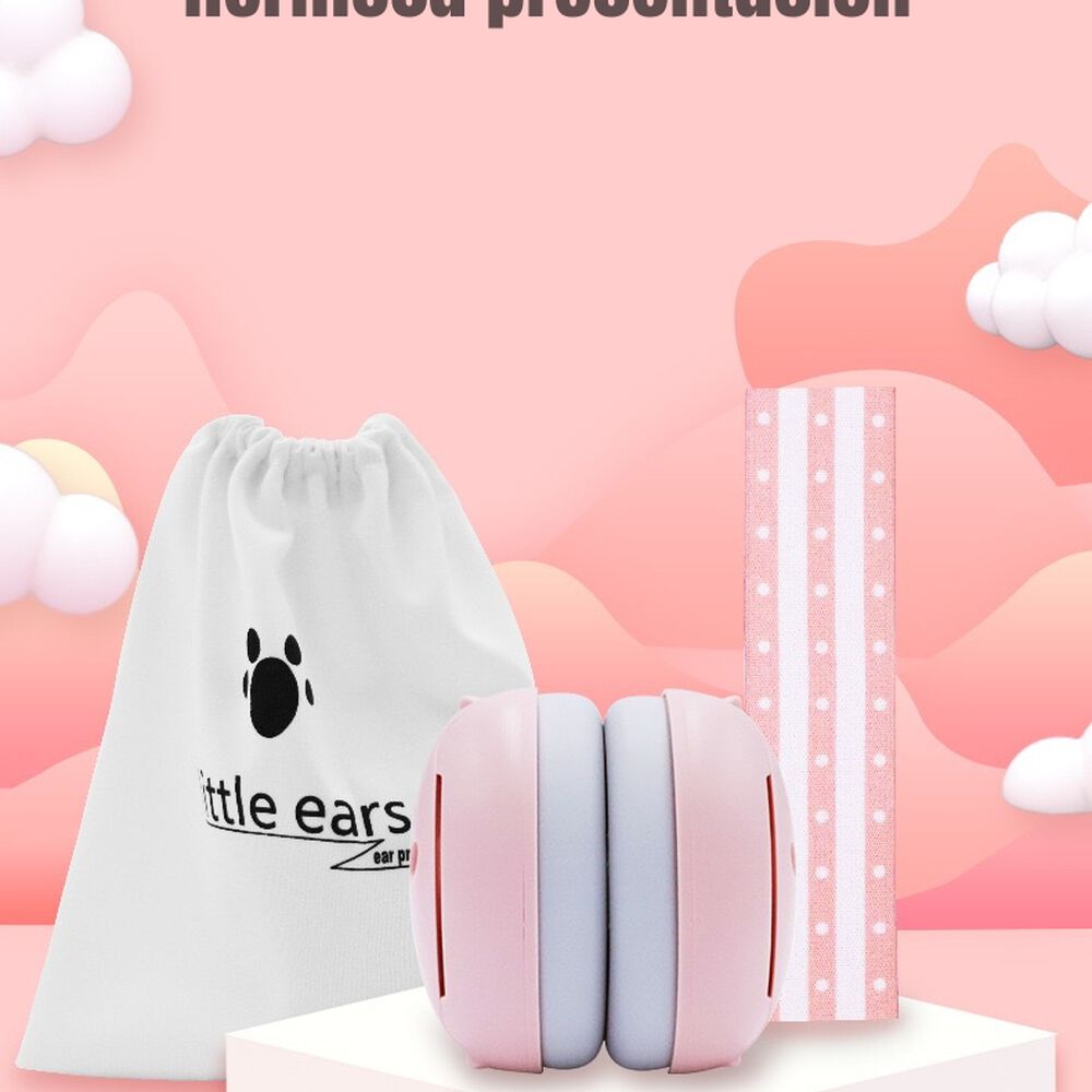 Orejeras Antiruido Auriculares Protectores Bebés Azul image number 3.0