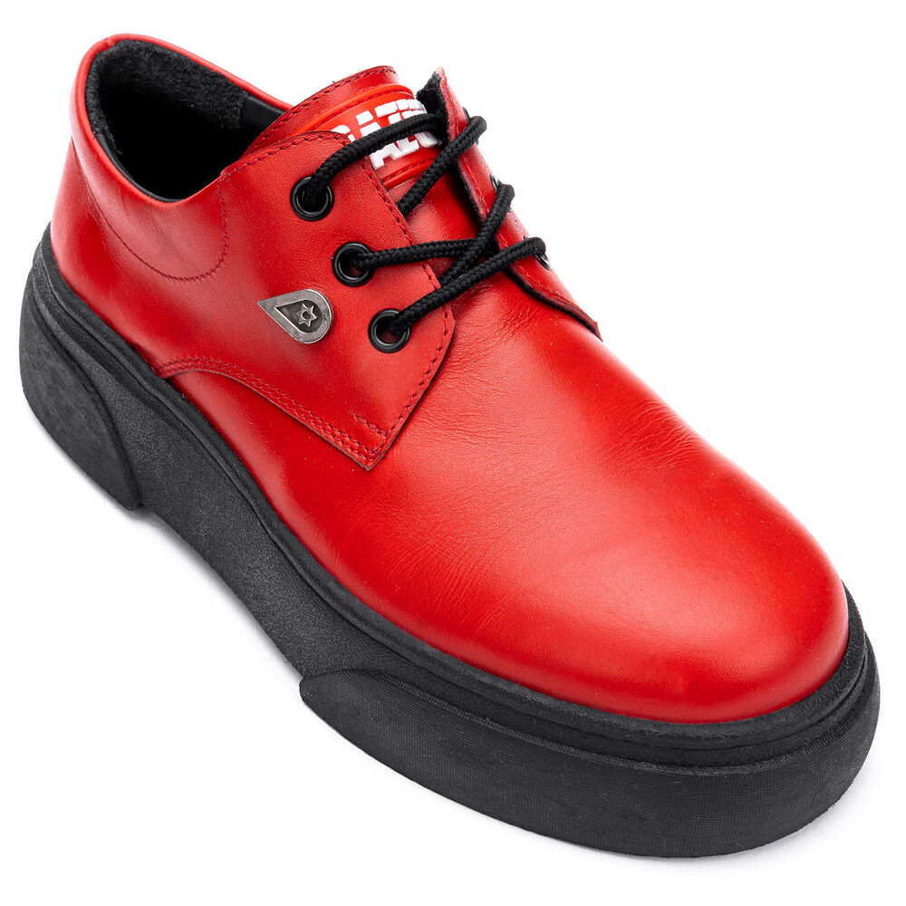 Zapato Cuero Gerda Roja Landazuri image number 2.0