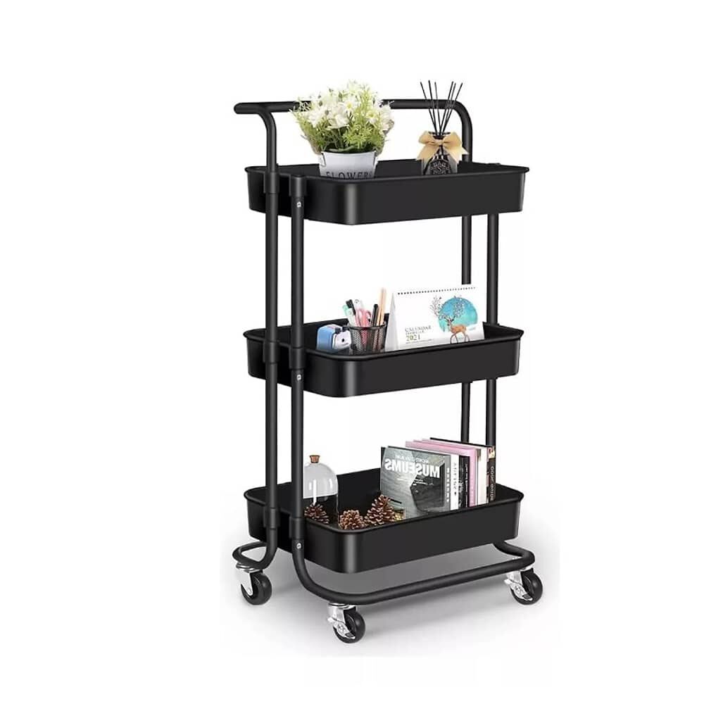 Carrito Organizador Con Ruedas Estante Espacio 3 Niveles image number 0.0