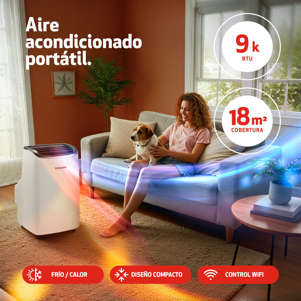 Aire Acondicionado Portátil 9000 Btu Wi Fi Splendid image number 7.0