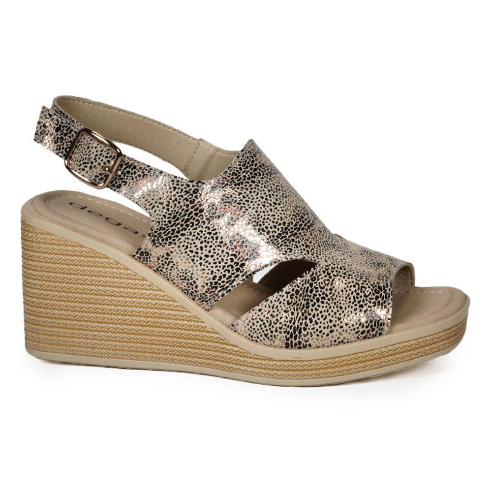 Sandalia Cuero Eines Beige image number 0.0