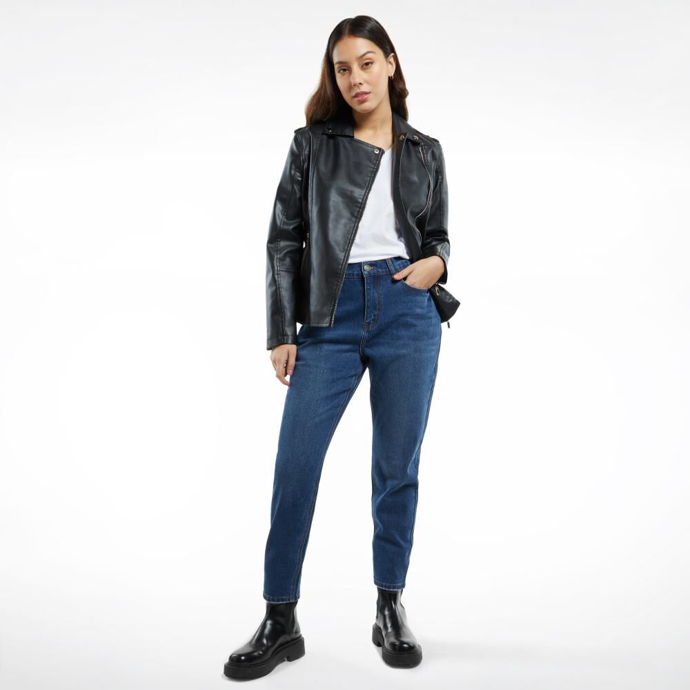 Jeans Tiro Alto Mom Mujer Kimera en 