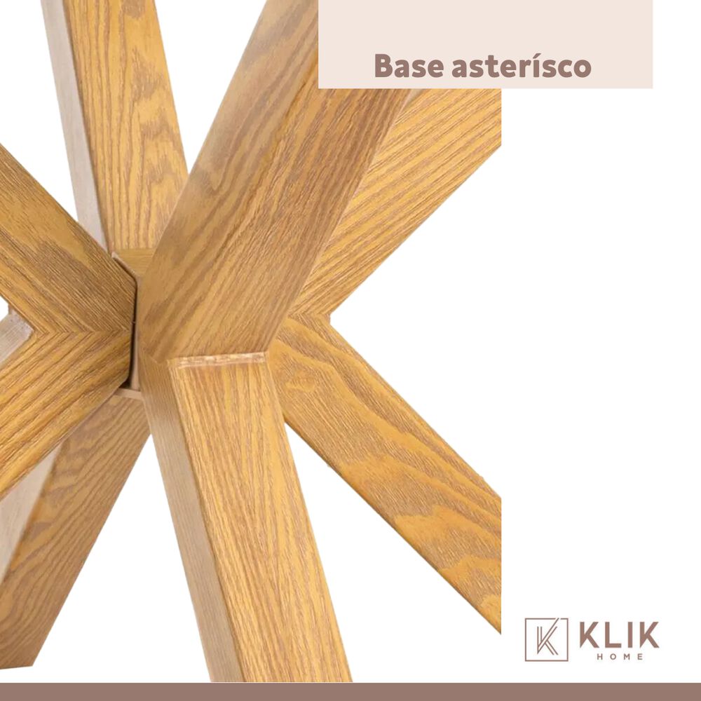 Comedor Redondo De Vidrio Cross 120cm + 5 Silla Tulip Acolchada - Menta image number 6.0