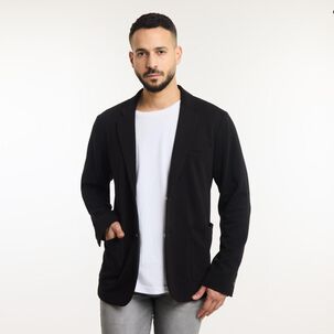 Blazer Slim Hombre Az Black