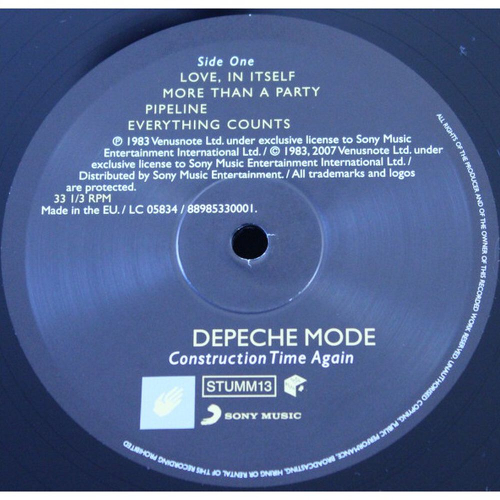 Depeche Mode - Construction Time Again | Vinilo image number 5.0