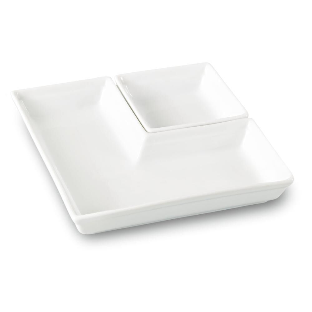 Plato Snack - 2 Secciones Casaideal image number 0.0