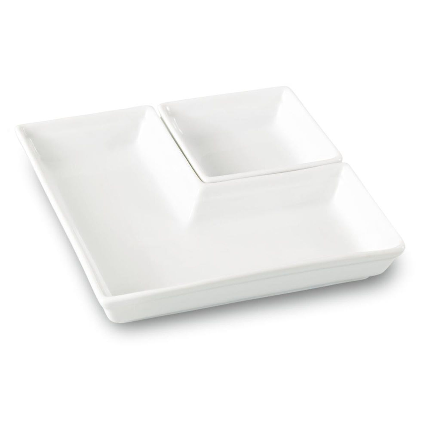 Plato Snack - 2 Secciones Casaideal image number 0.0