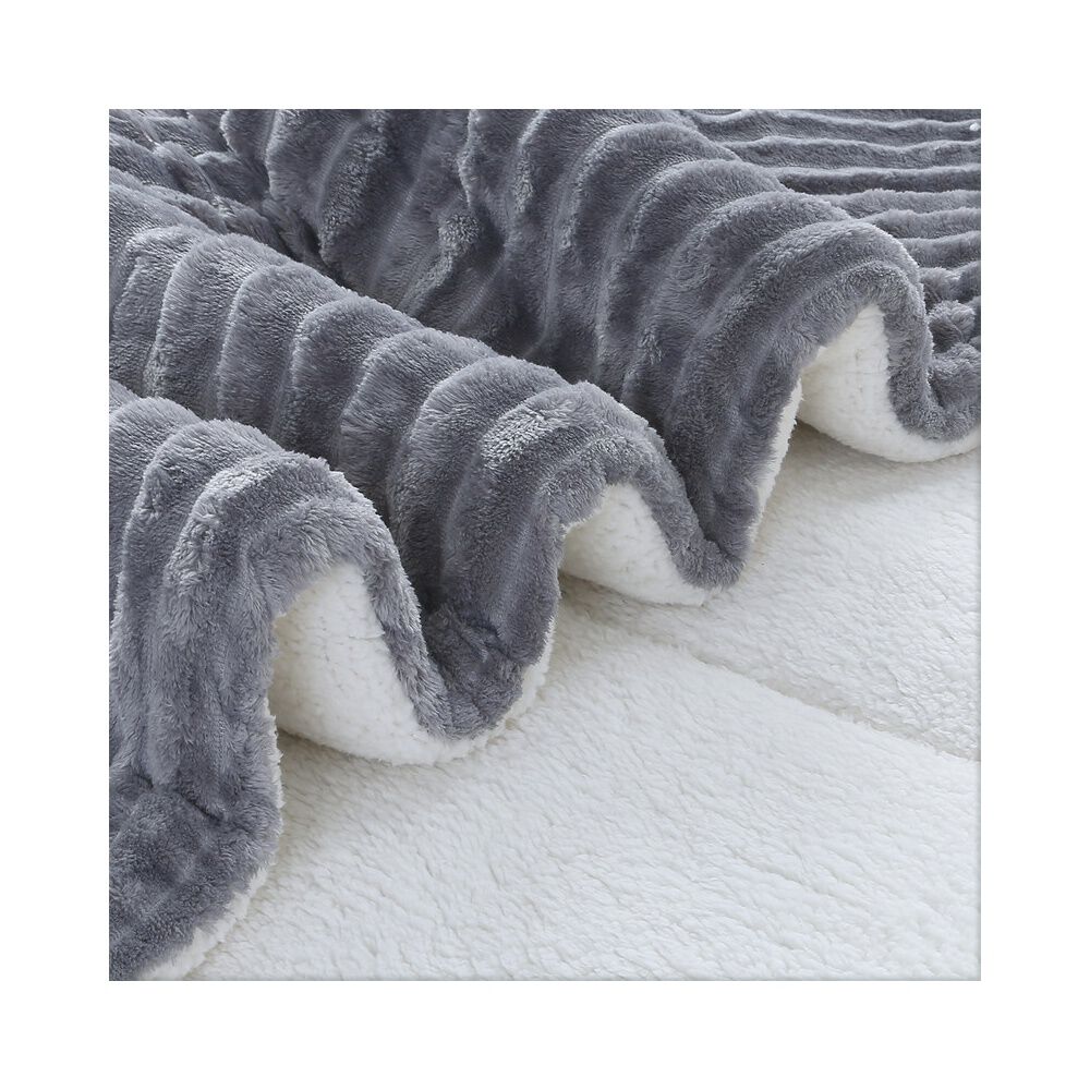 Plumon Andes Stripe Gris 2 Pl image number 2.0