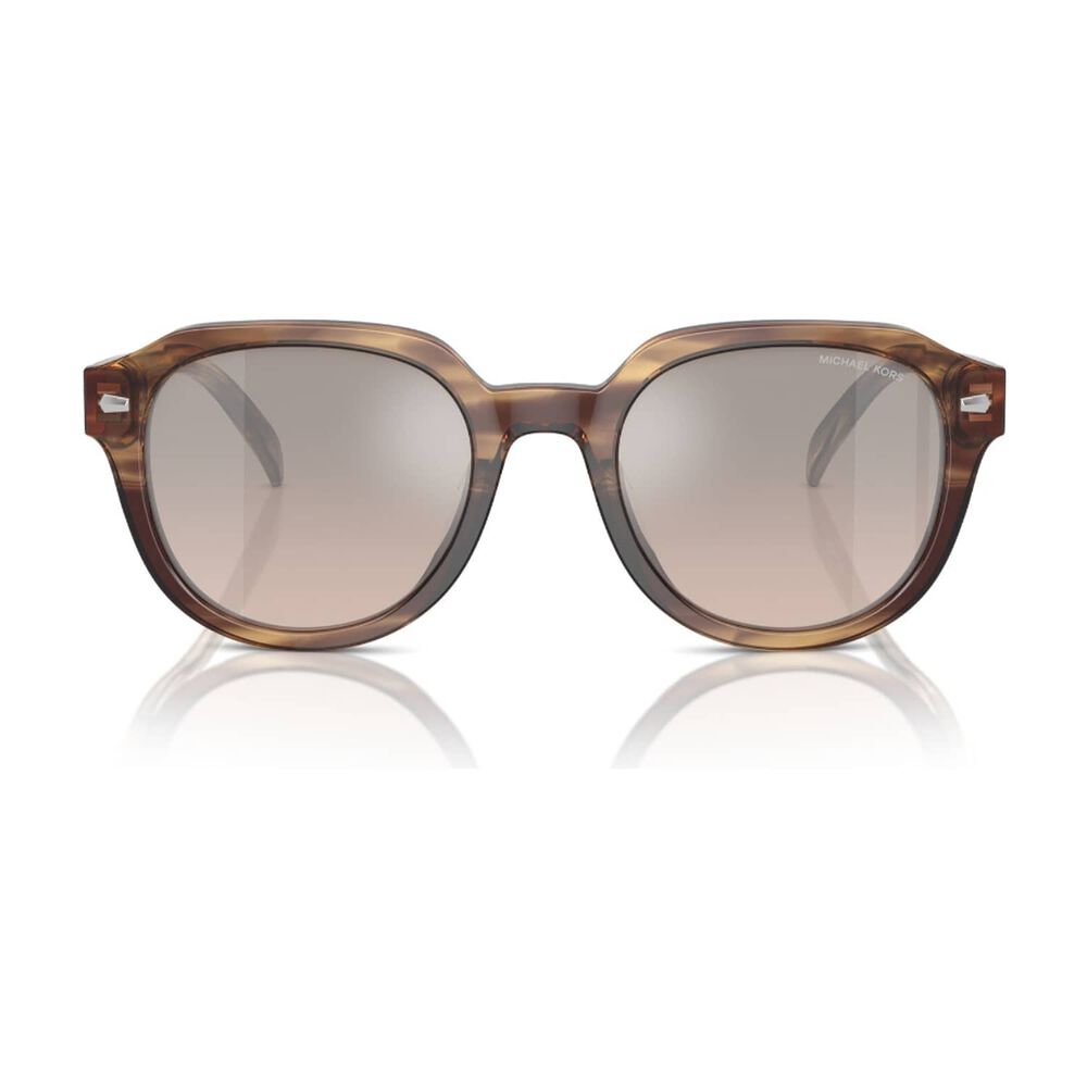 Lentes De Sol Eger Marr&oacute;n Degrad&eacute; Espejados Michael Kors image number 0.0