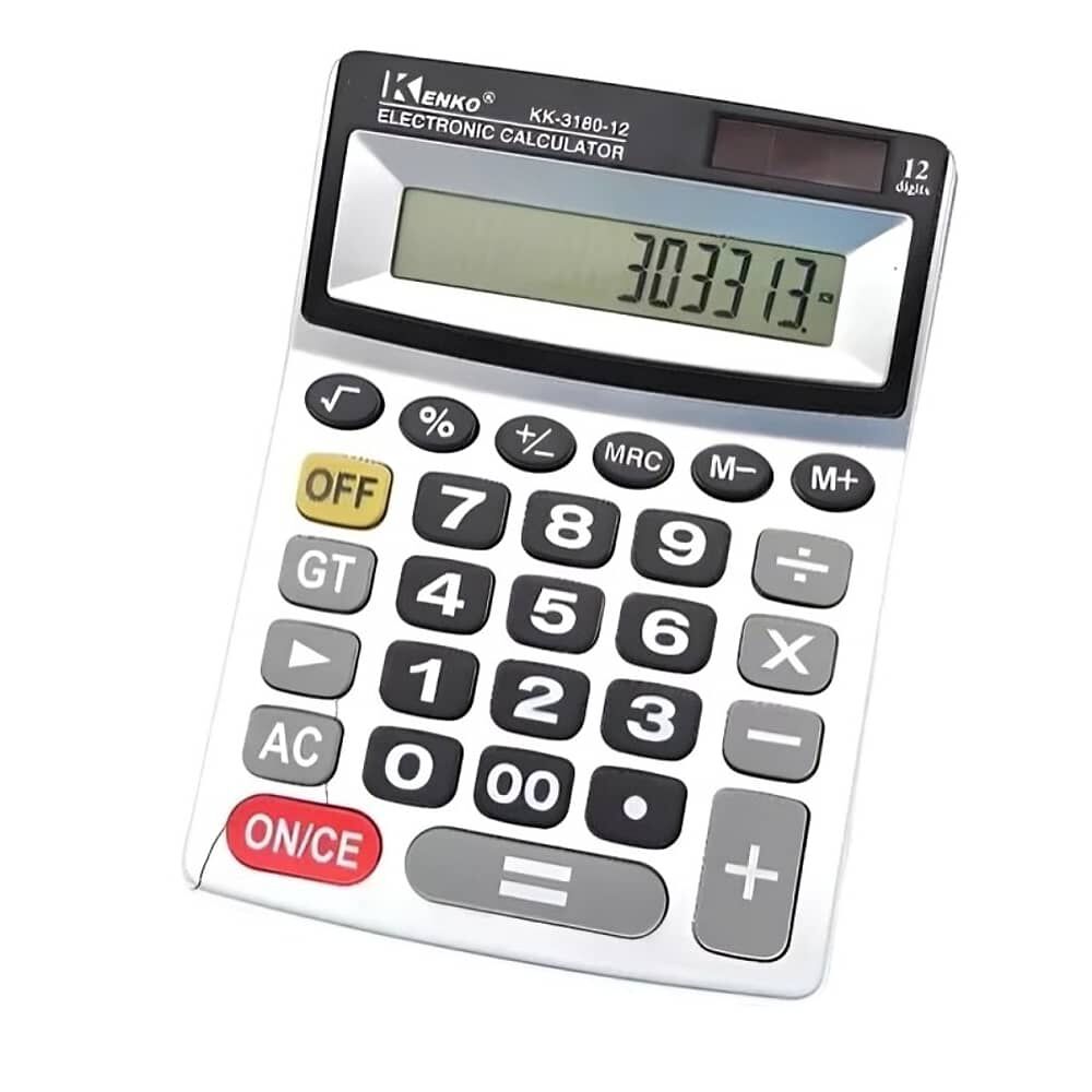 Calculadora Electr&oacute;nica De Escritorio Kk-3180-12 image number 0.0