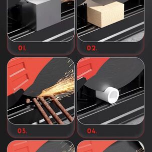 Tronzadora Industrial 14″ 2200w 3800rpm Con Disco G02 Gris