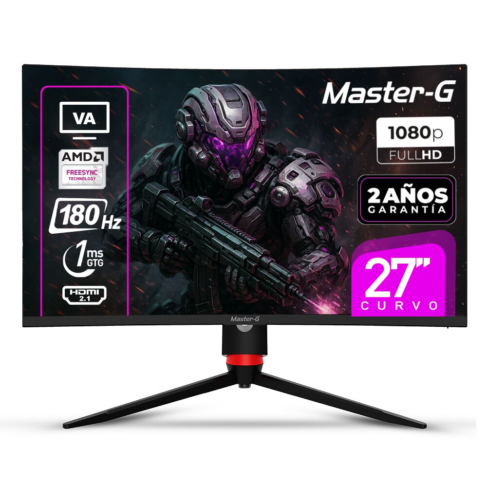 Monitor Gamer 27" Curvo Fhd 1080 Va 180hz 1ms Mgmg2740c image number 0.0
