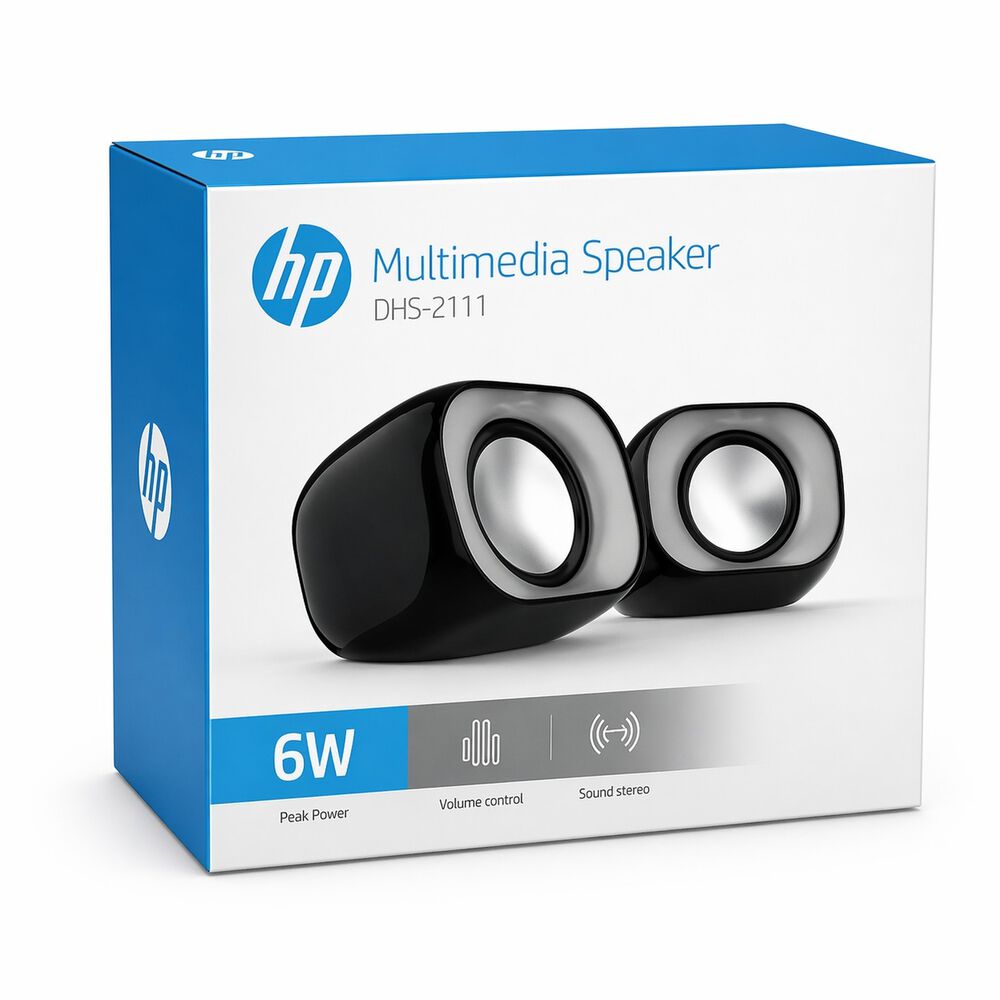 Parlantes Usb Hp Multimedia Ultra Compactos 6w Rms Dhs-2111 image number 6.0