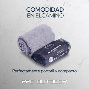 Pack 2 Toallas Microfibra Terry Gris