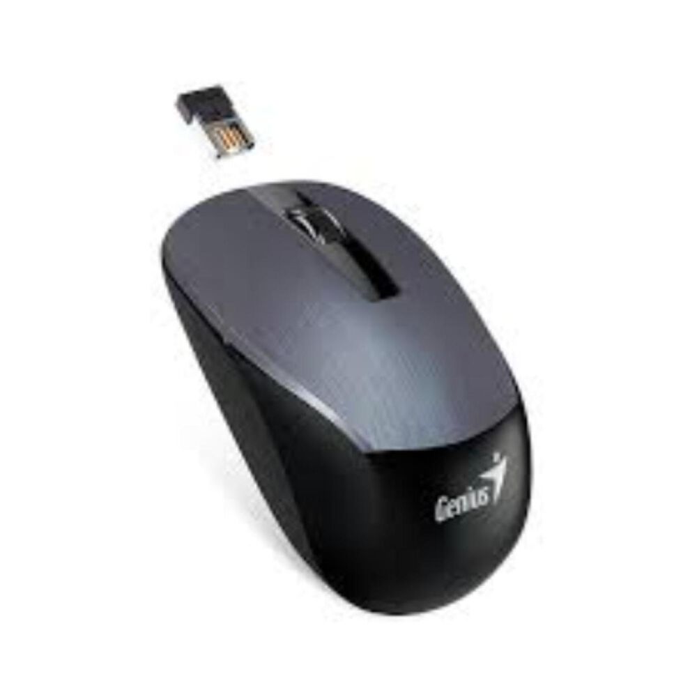 Mouse Inalambrico Usb 3b Ambidiestro Gris Nx-7015 image number 1.0