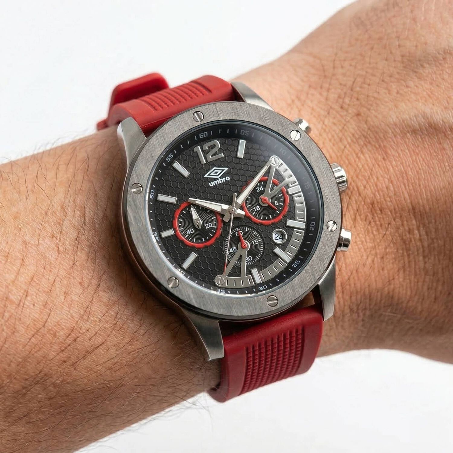 Reloj An&aacute;logo Hombre Umbro Plus Rojo Umbp-1500-173 image number 2.0