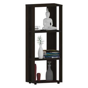 Librero 2 Estantes Fm-004w - Negro