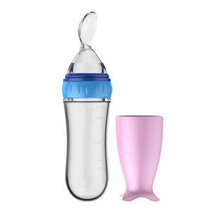 Cuchara De Silicona Para Papilla Morada
