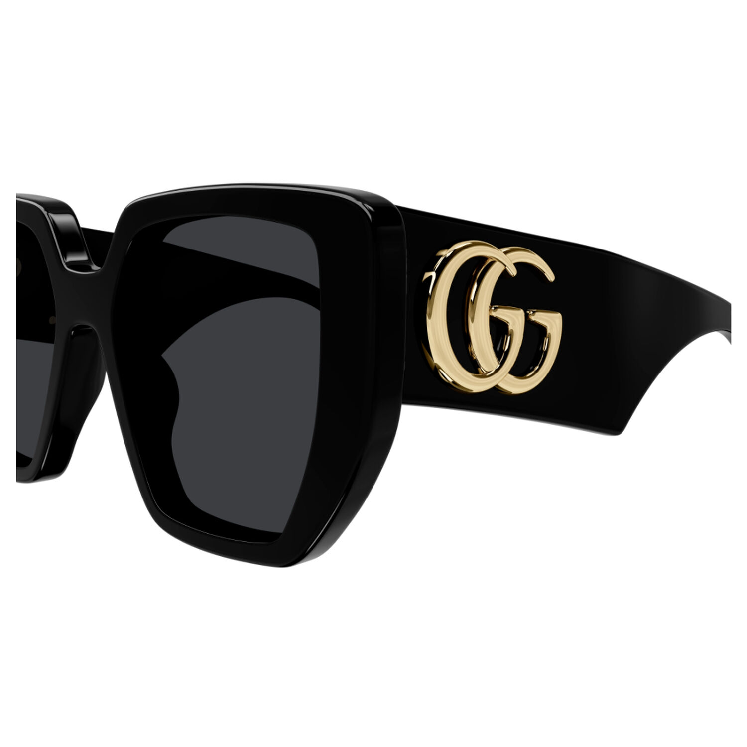 Lentes De Sol Shiny Black Gucci image number 2.0