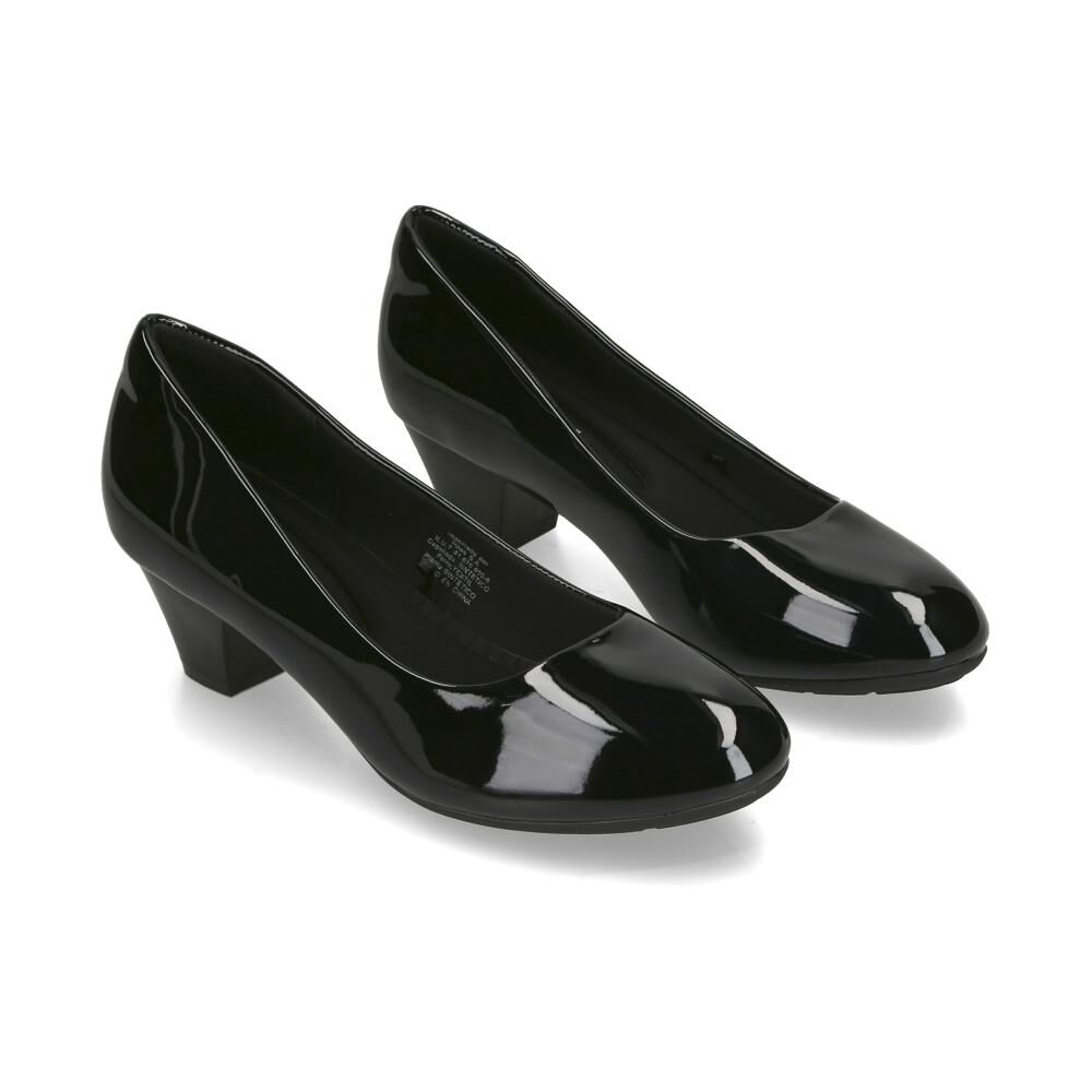 Zapato Con Taco Mujer Geeps Black image number 1.0