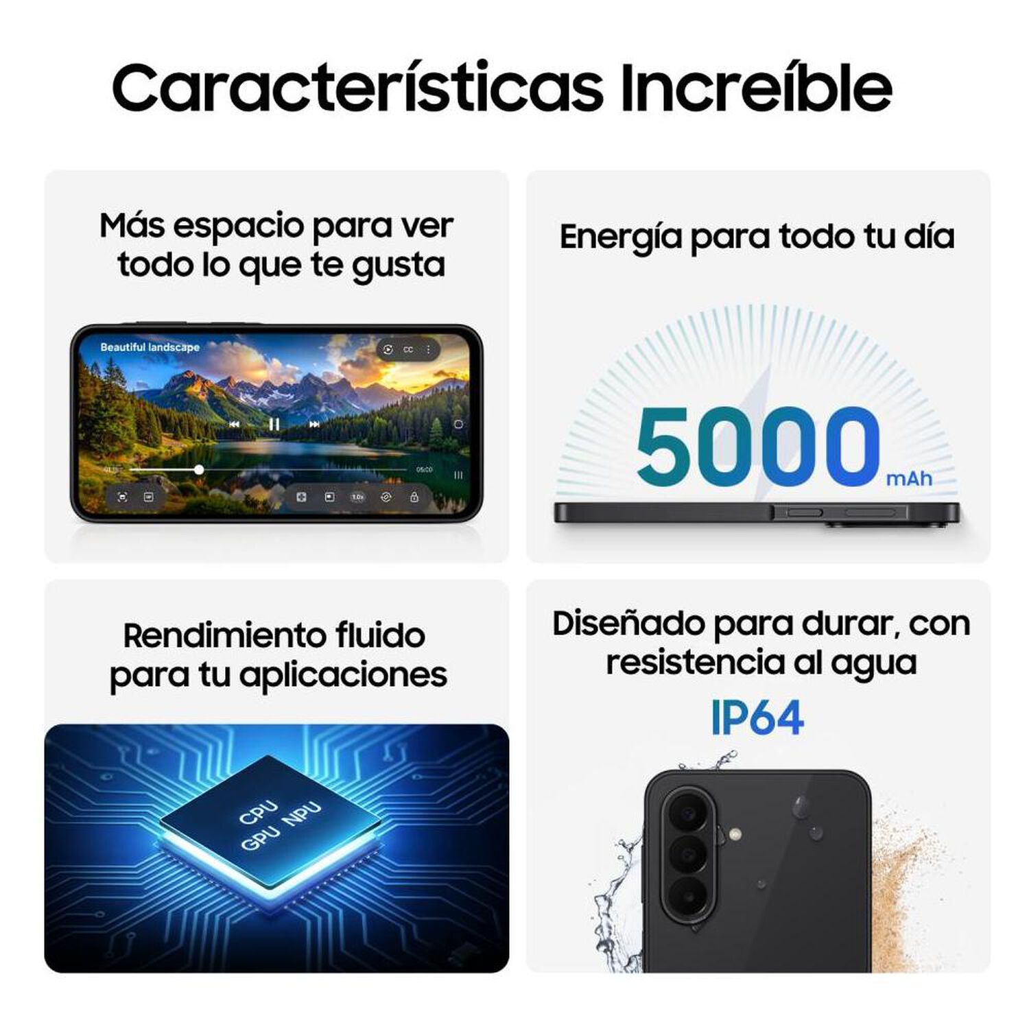 Smartphone Samsung Galaxy A27 / 5G / 128 GB / Black / Liberado image number 4.0