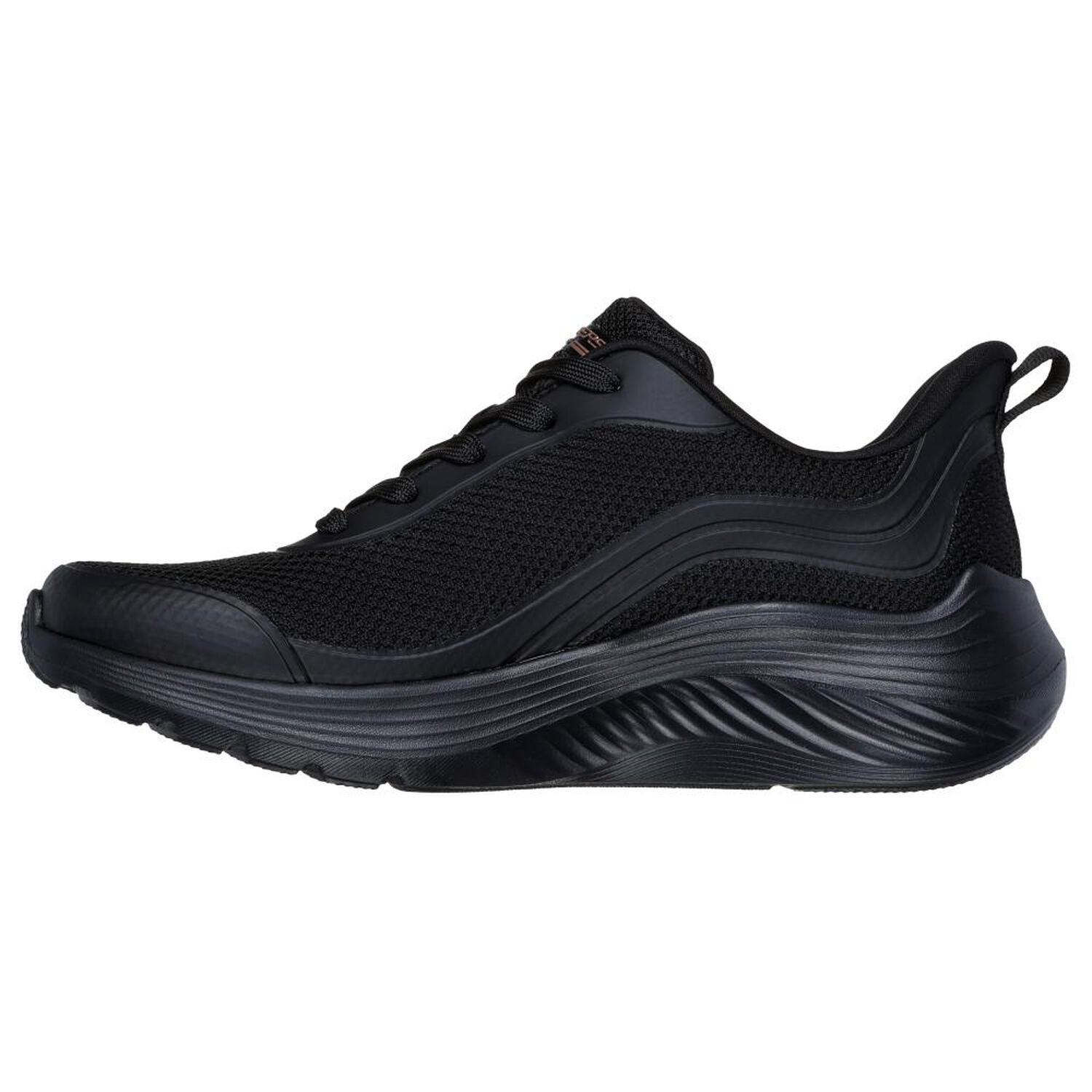 Zapatilla Urbana Mujer Skechers Bobs Squad Waves Negro image number 2.0