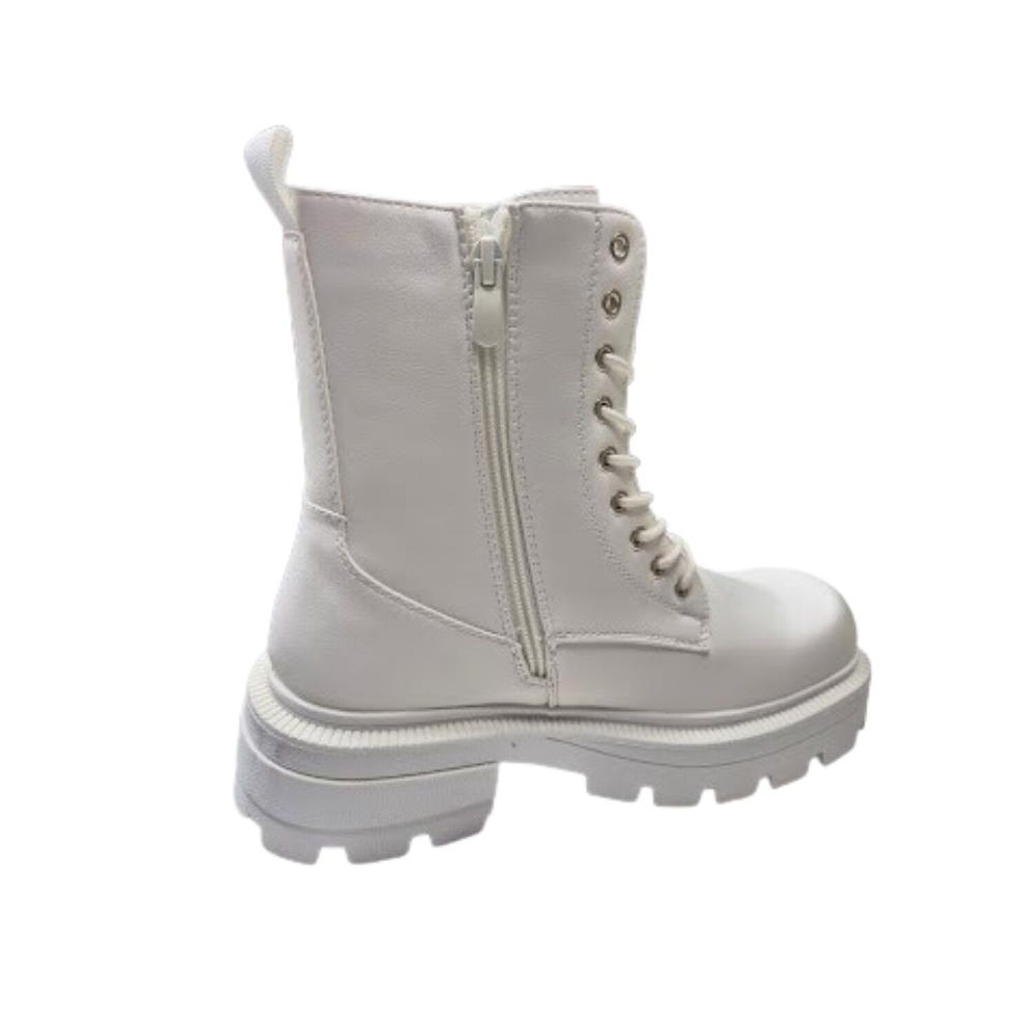 Bota De Invierno Mujer Blanco Larga image number 1.0