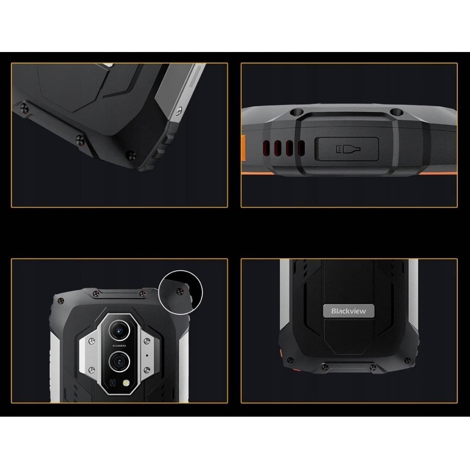 Celular Rugged Blackview Bv9300 Resistente A Golpes, Polvo, Humedad Y Agua / Potente Linterna De 100 L&uacute;menes, Nfc, Pantalla De 120hz image number 3.0