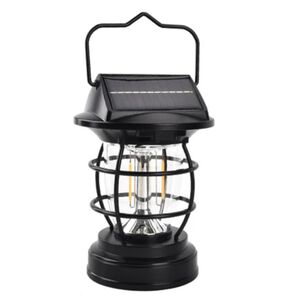 Lampara Para Exterior Solar Impermeable Con Sensor 17,5cm