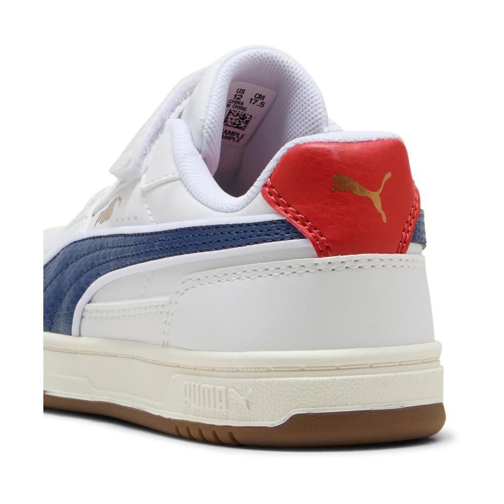 Zapatilla Urbana Unisex Puma Caven Iii Retro Ac+ Ps White-blue Jewel-gum image number 4.0