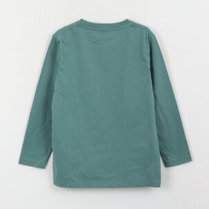 Polera Manga Larga Ni&ntilde;o Shadow Speed And Power Verde Sonic