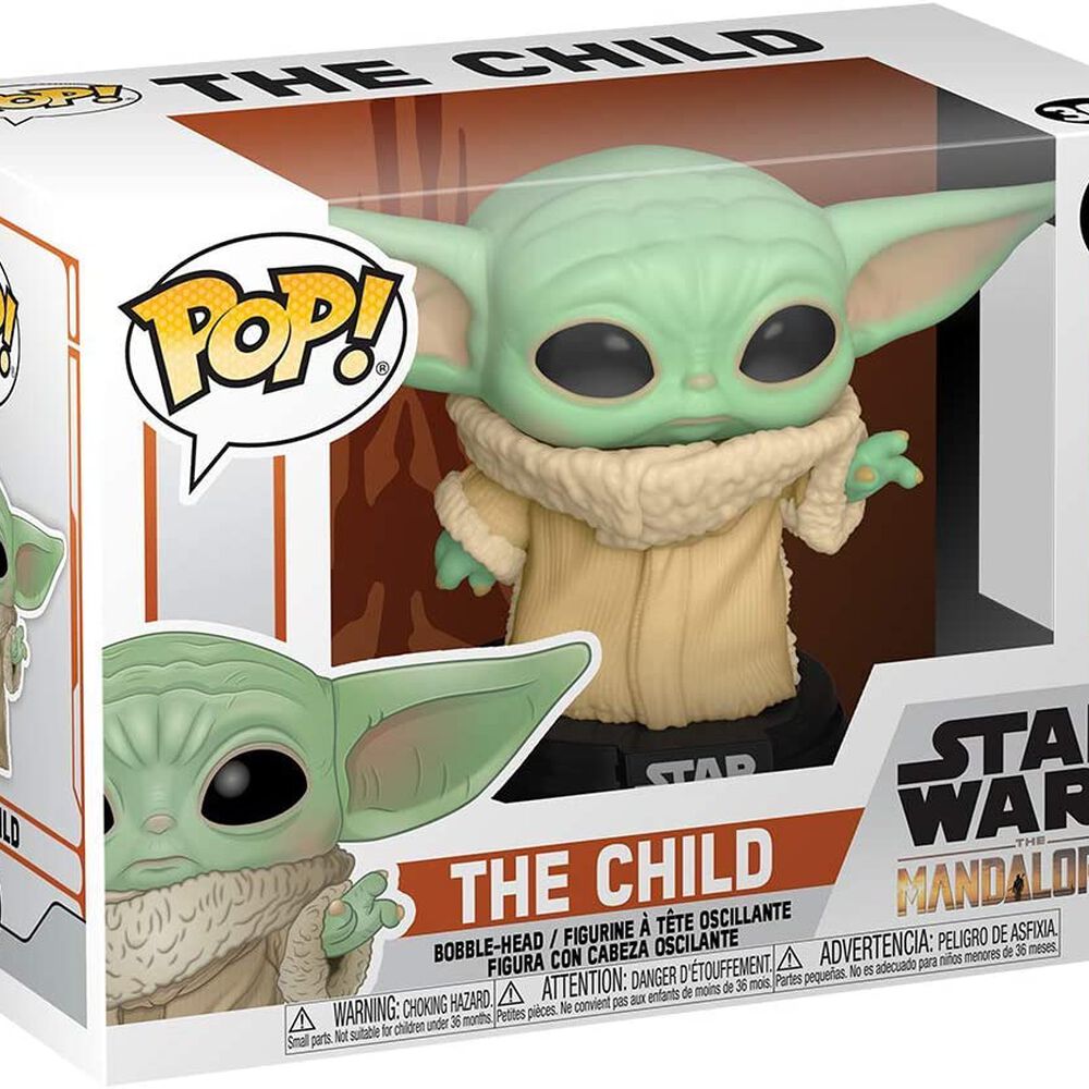 Figura Funko Pop Star Wars Baby Yoda Grogu Usando La Fuerza image number 2.0
