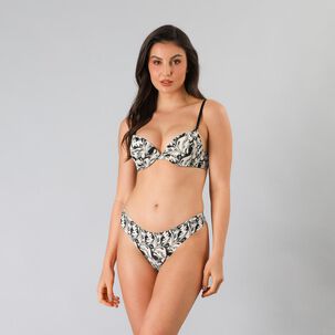 Pack 3x Sosten Balconet Push Up Micro Pr Flores