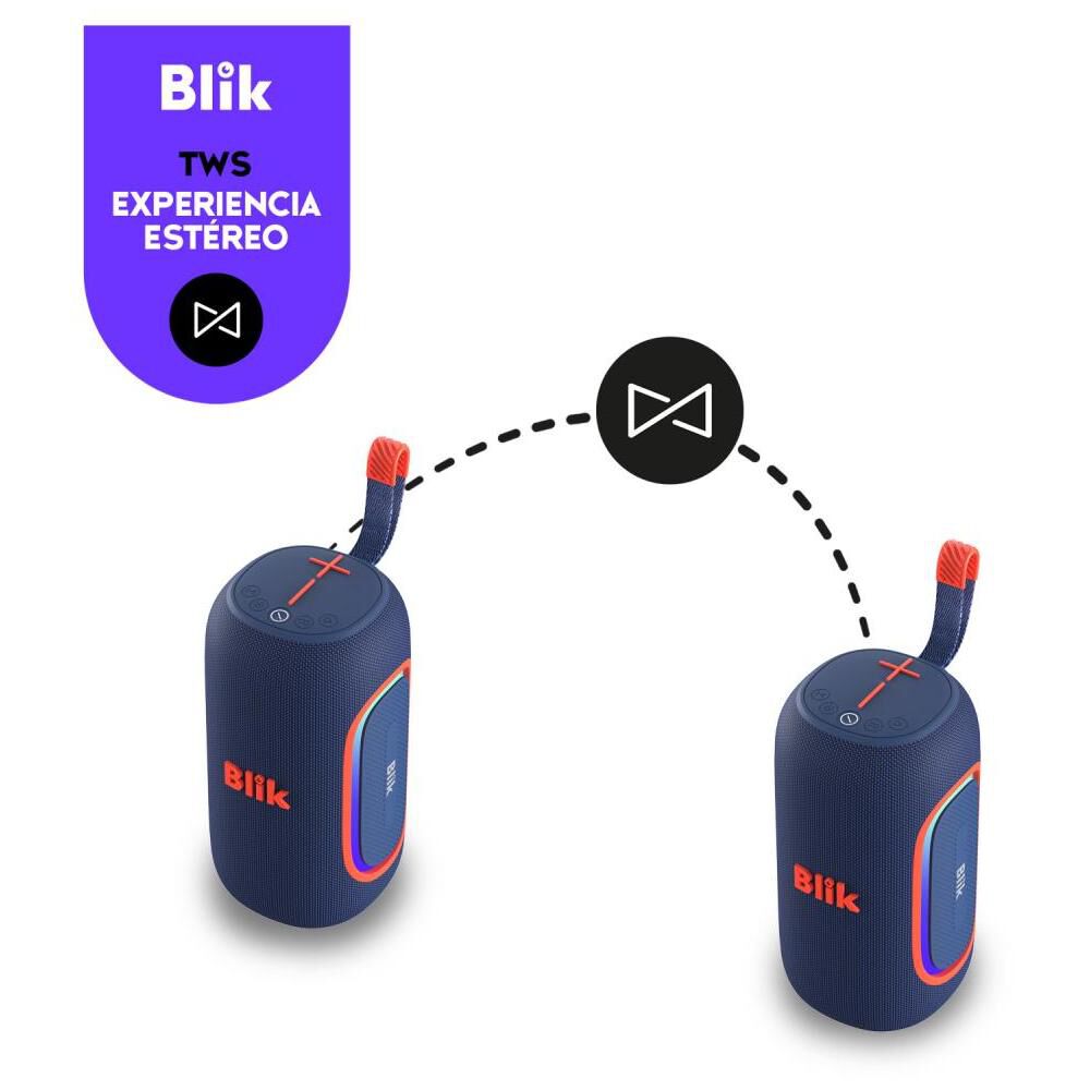 Parlante Bluetooth Blik Hypebass image number 5.0