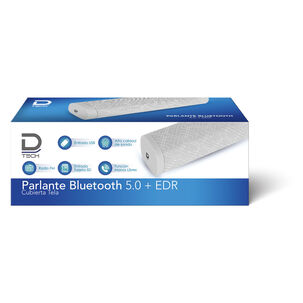Parlante Bluetooth 5.0 + Edr Cubierta Tela Blanco