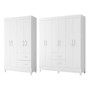 Cl&oacute;set Vekkahome Mobi / 10 Puertas / 4 Cajones