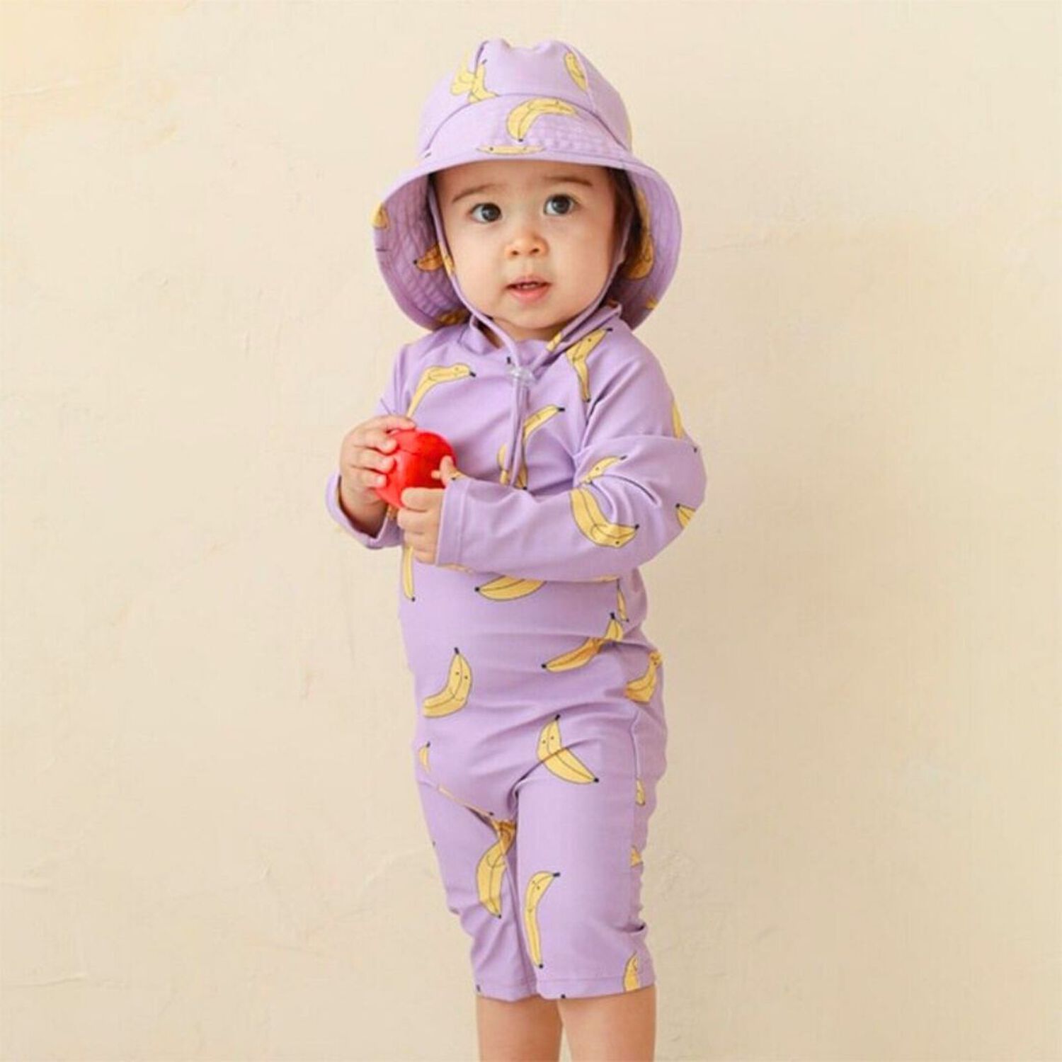 Traje De Ba&ntilde;o Enterito Manga Larga Ni&ntilde;o Jump Kids Lila image number 3.0