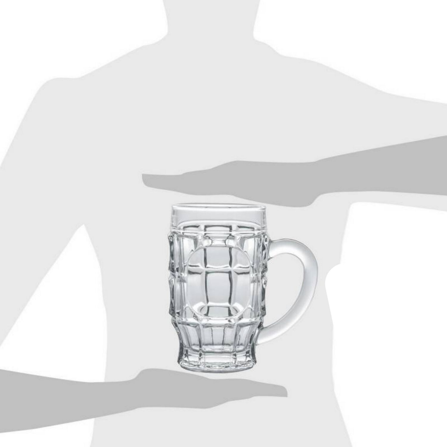 Set 4 Vasos Choperos Cervecero Bonn Vidrio 400 Ml image number 2.0