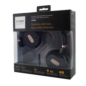 Audifonos Bass Solid Coby Chx2bk Over-ear