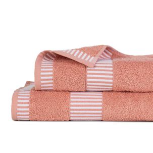 Set 2 Piezas Egyptia 460 Grs 45x90/70x140 Coral