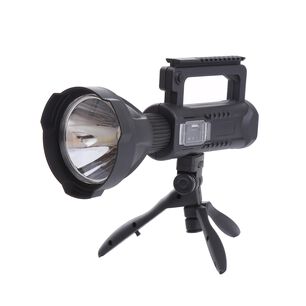 Linterna Led Largo Alcance 600 Metros Usb Tr&iacute;pode
