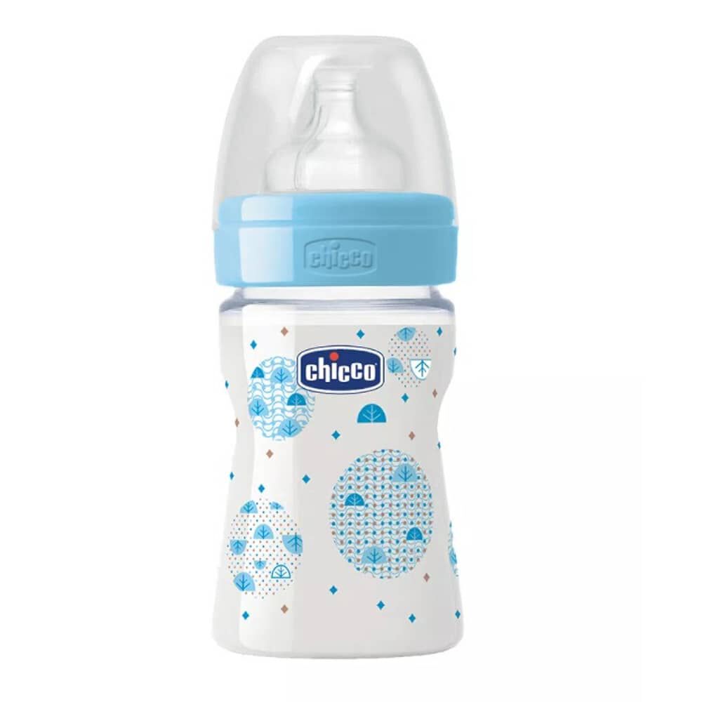 Mamadera Well Being 150ml 0m+ Celeste image number 1.0