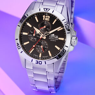 Reloj 18812/6 Lotus Negro Hombre Multifuncion