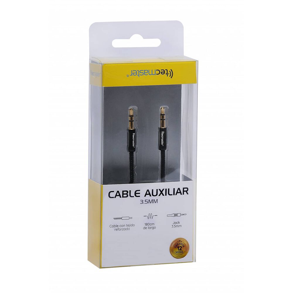 Cable De Audio Premium 1x1 Acordonado Con Textil 1.8m Hifi image number 6.0