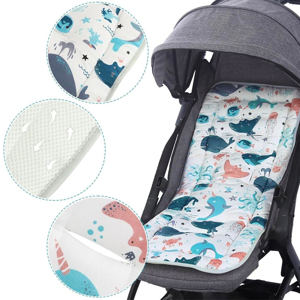 Cojin Cochesito Asiento Colchoneta Para Silla Porta Bebe image number 4.0