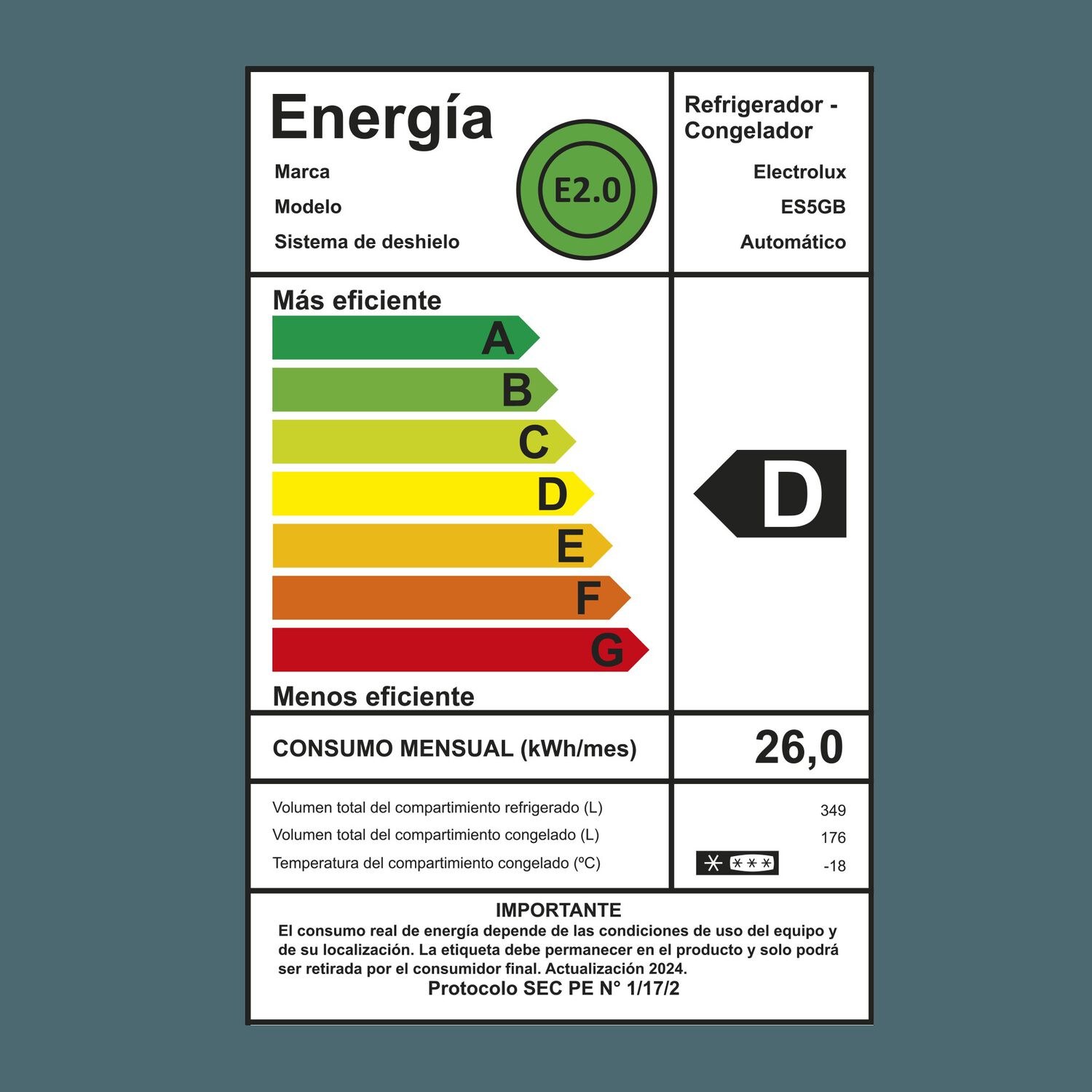 Refrigerador 525l No Frost Side By Side Inverter Es5gb Black image number 9.0