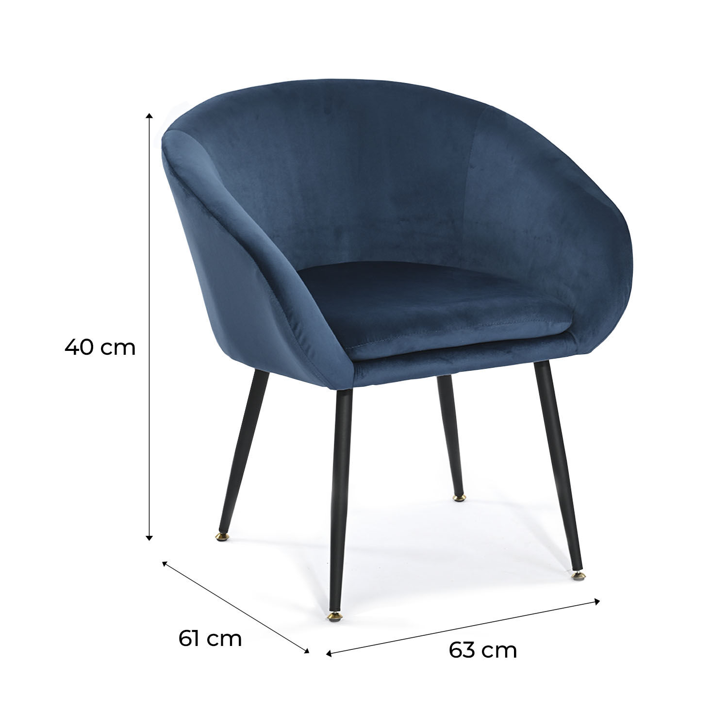 Sitial Silla Adria Azul image number 2.0